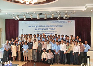 Participants at EMW's water management workshop