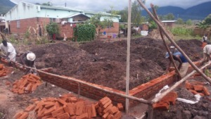 Beginning to lay foundation for student home
