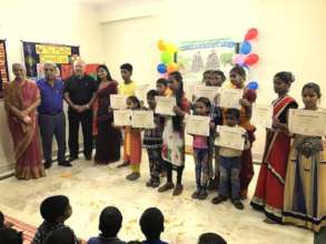 Students receiving scholarships