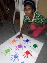 Small hand prints but bid aspirations