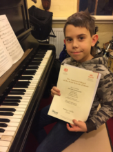 Students completion of ABRSM exam