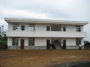 Picture of the new school building