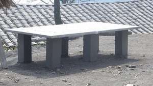 A table-tennis table
