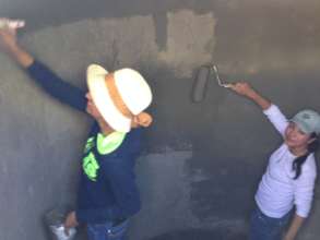 Sealing the inside of the cistern