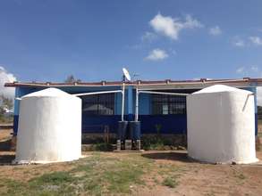 2 rainwater systems in community primary school