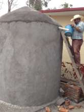 Pascual Villafuerte works on San Cayetano cistern
