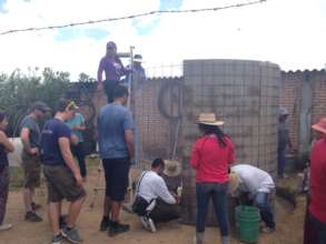 Students from the UK stop by to lend hand