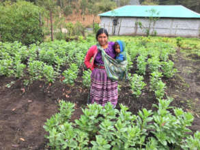 Catarina in the garden
