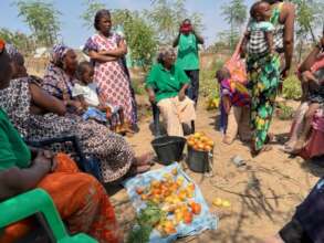 Women with small harvests, Senegal