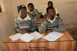 Older kids enjoying there table.