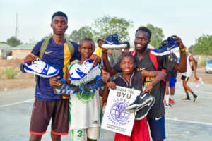 Kids enjoying their gifts