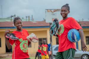 Our girls also benefited from the distribution.