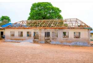 Midway stage of renovation