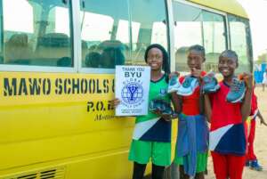 And the girls also got shoes.