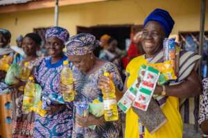 Some more food distribution.