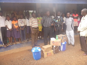 Restroom supply at Gonwolo Primary School