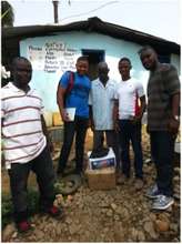 delivering hand washing materials to restroom