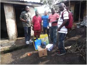 Stocking public restrooms with sanitation supplies