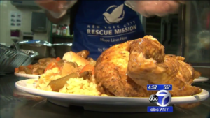 Typical Meal Served at Homeless Shelter