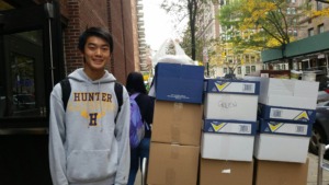 Boxes of Food Rescued by our volunteer Aaron!