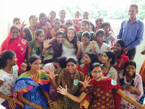 With the adolescent girls