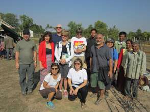 Volunteers at Ceremony