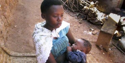 Support teenage mothers with basic needs in Uganda