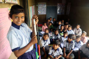 Learning counting through abacus