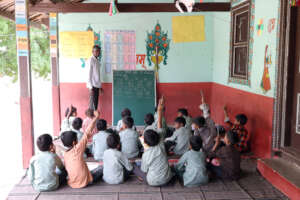 Children Learning at a Bridge School