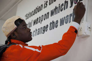 Volunteers honor Dr. King at MLK Day 2014