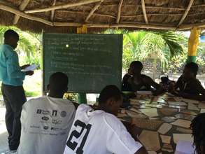 Class time with Our Garden Haiti project