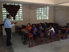Classroom training with Marine Institute Training