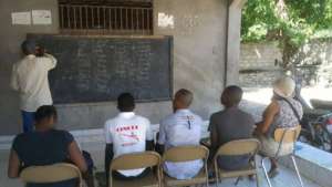 English tutoring session underway at Safehouse