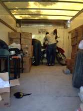 Loading first supply truck