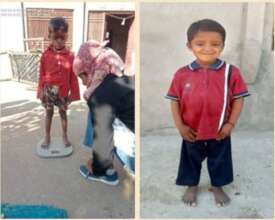 Before and After Image of Harshita