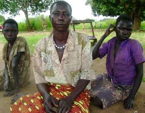 Mother and daughters with Nodding Syndrome