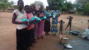 Distribution of sanitary pads