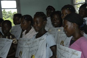 Proudly Holding their Certificates