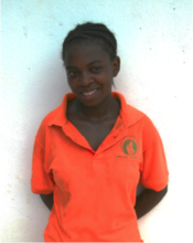 Lidia, one of our scholarship students