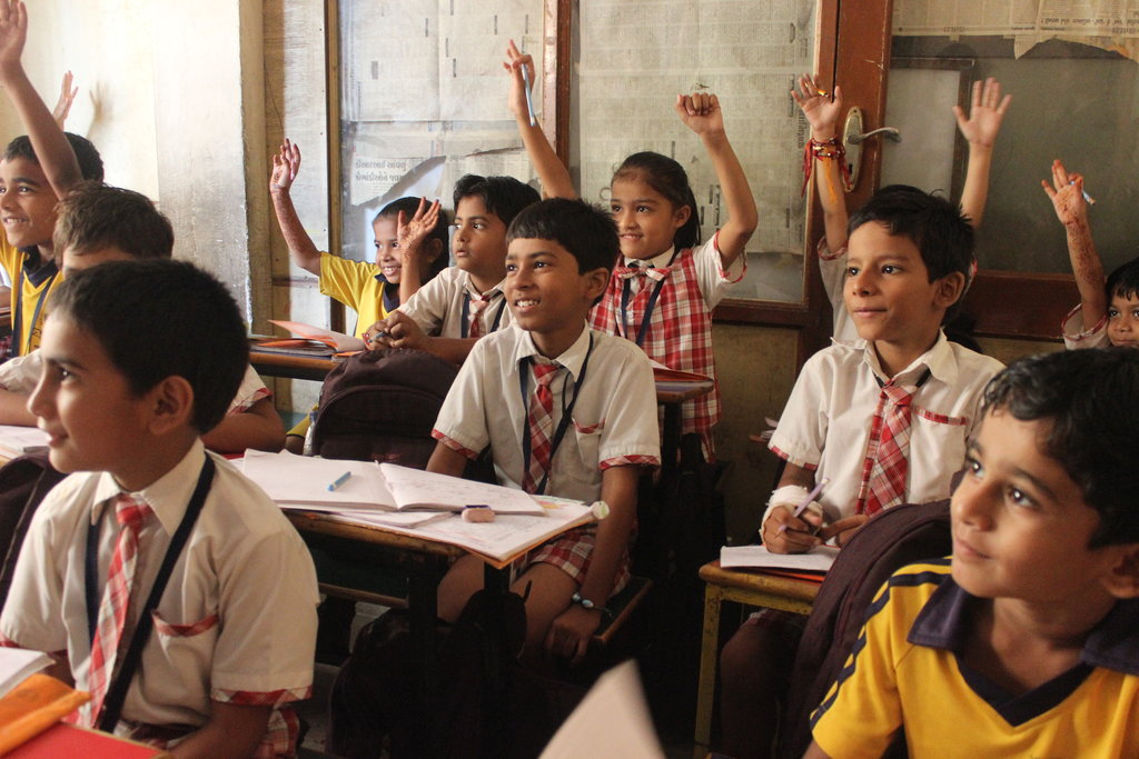 Take 50 poor kids from streets to school in India