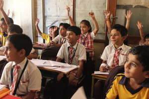 Take 50 poor kids from streets to school in India