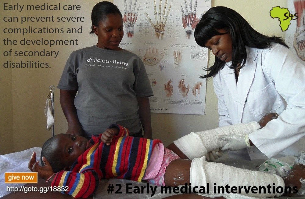 Rehabilitation 260 disabled children in Zimbabwe