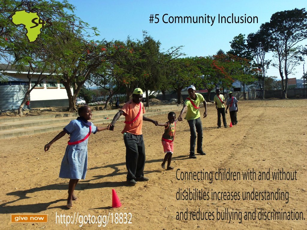 Rehabilitation 260 disabled children in Zimbabwe