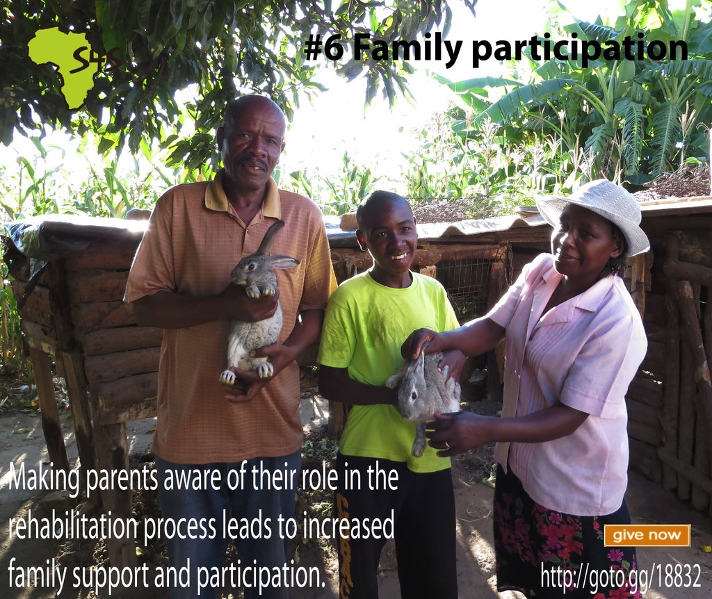 Rehabilitation 260 disabled children in Zimbabwe