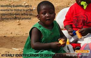 #1 Early identification of disabilities