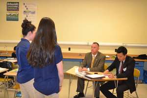 business mentors with NFTE Baltimore students