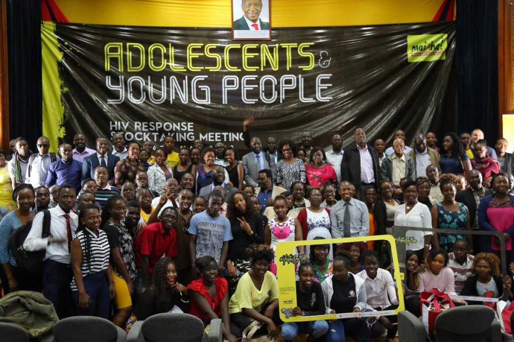 Adolescent and young people gather to fight HIV
