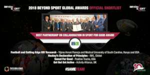 VAP Shortling on 2018 Beyond Sport Award