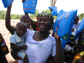 nursing mothers display ITNs in jigawa village