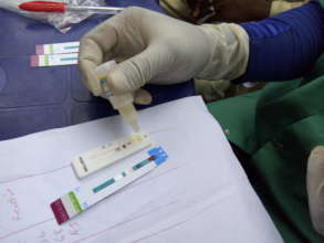 RDT session Hamarttan outreach Rural Kontagora